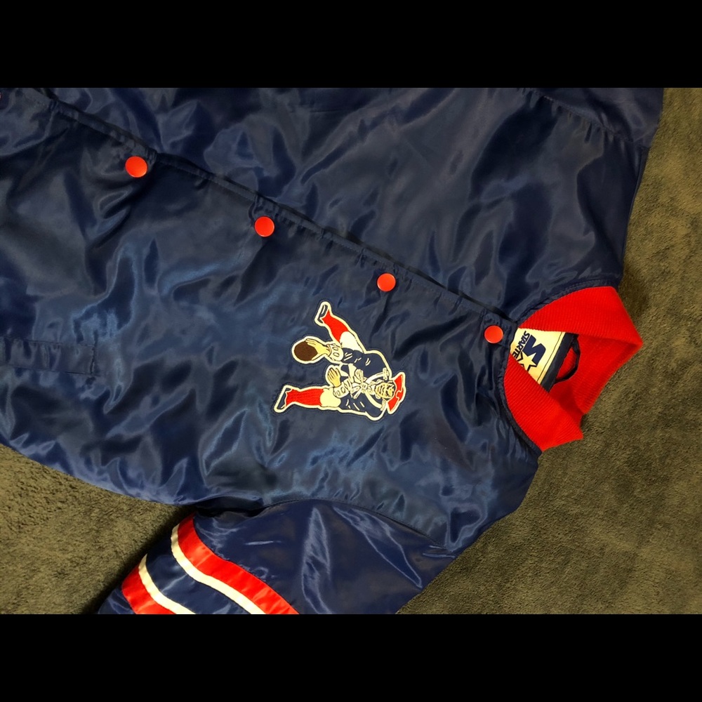 New England throwback patriots jacket